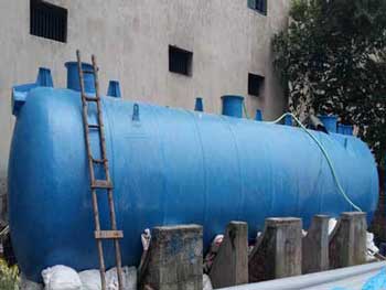 frp packaged sewage treatment plant